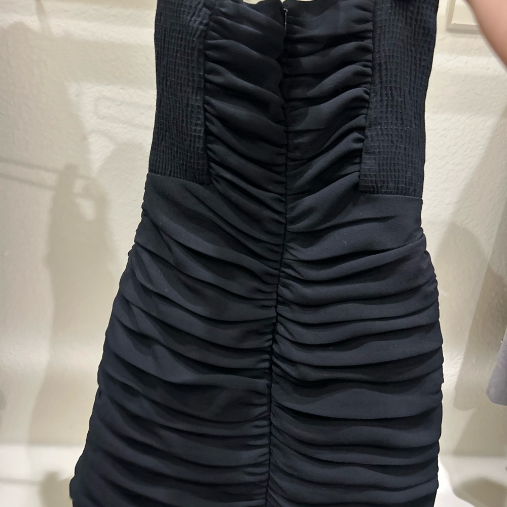 Zara Extra Small Black tie dress only worn once - Picture 5 of 8
